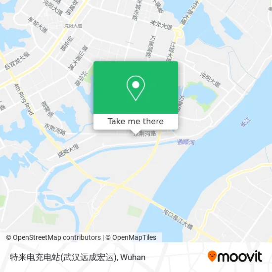 特来电充电站(武汉远成宏运) map
