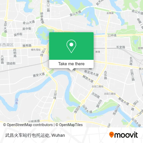 武昌火车站行包托运处 map