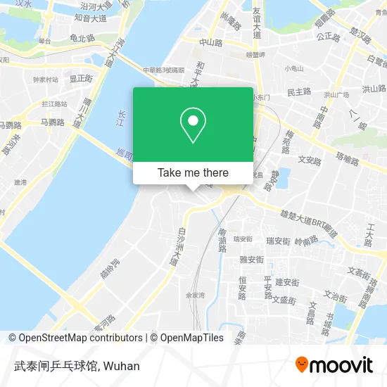 武泰闸乒乓球馆 map