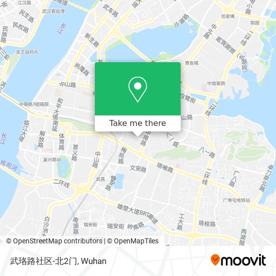 武珞路社区-北2门 map