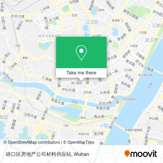 硚口区房地产公司材料供应站 map