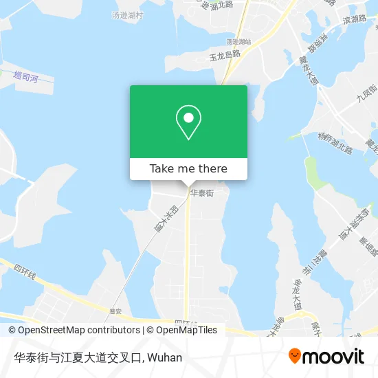 华泰街与江夏大道交叉口 map
