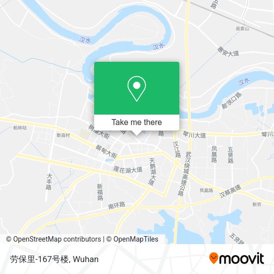 劳保里-167号楼 map