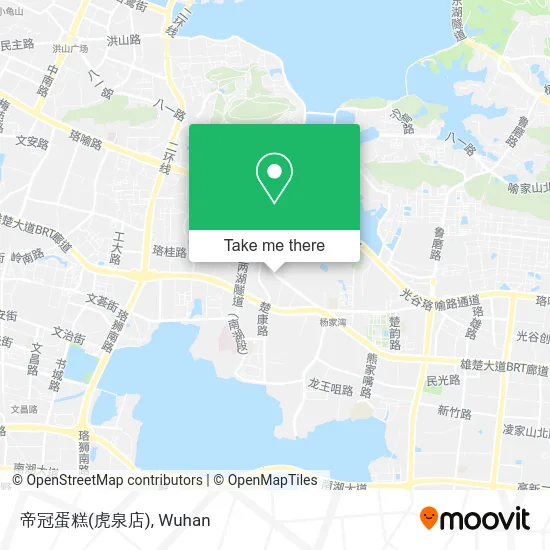 帝冠蛋糕(虎泉店) map