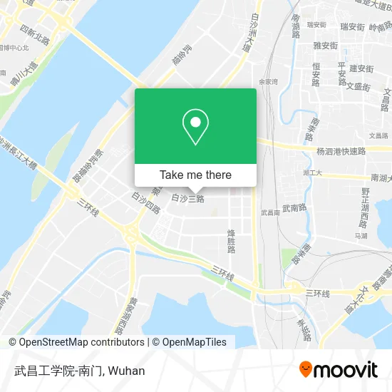 武昌工学院-南门 map