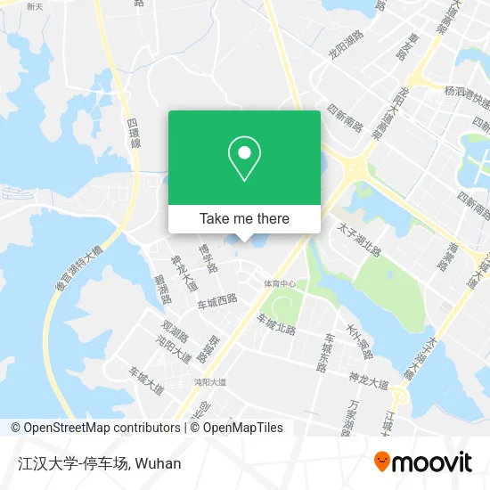 江汉大学-停车场 map