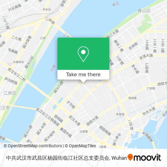 中共武汉市武昌区杨园街临江社区总支委员会 map