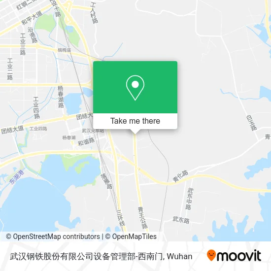 武汉钢铁股份有限公司设备管理部-西南门 map