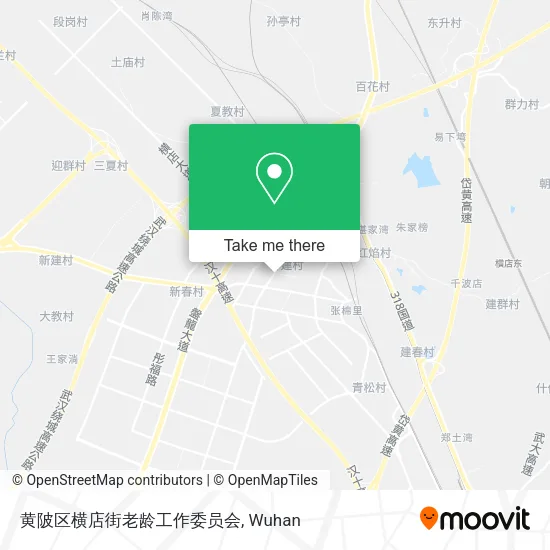 黄陂区横店街老龄工作委员会 map