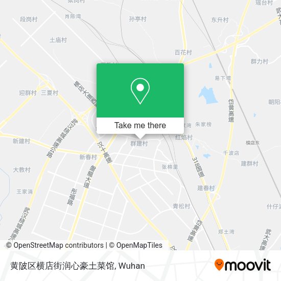 黄陂区横店街润心豪土菜馆 map