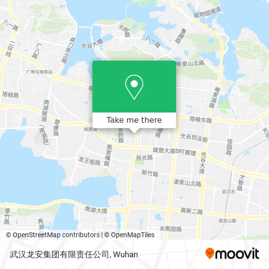 武汉龙安集团有限责任公司 map