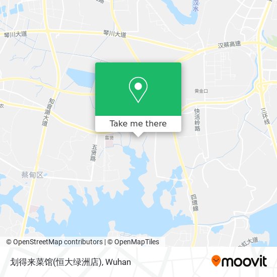 划得来菜馆(恒大绿洲店) map