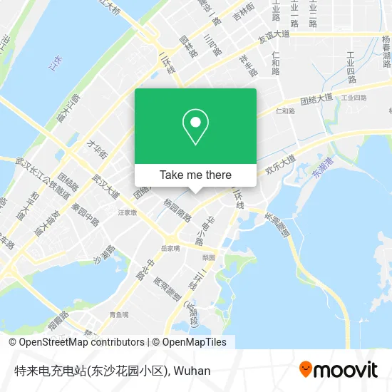 特来电充电站(东沙花园小区) map