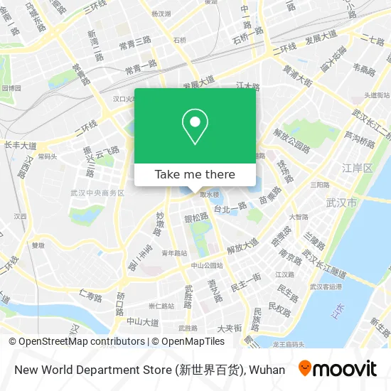 New World Department Store (新世界百货) map