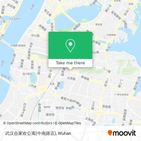 武汉合家欢公寓(中南路店) map