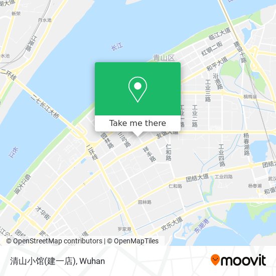 清山小馆(建一店) map