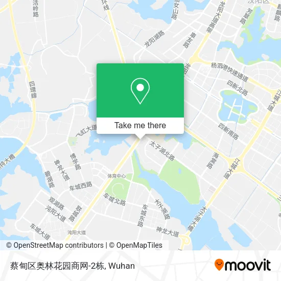 蔡甸区奥林花园商网-2栋 map