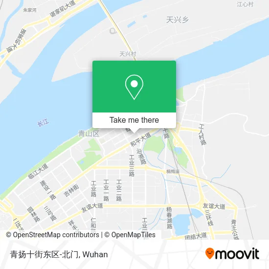 青扬十街东区-北门 map