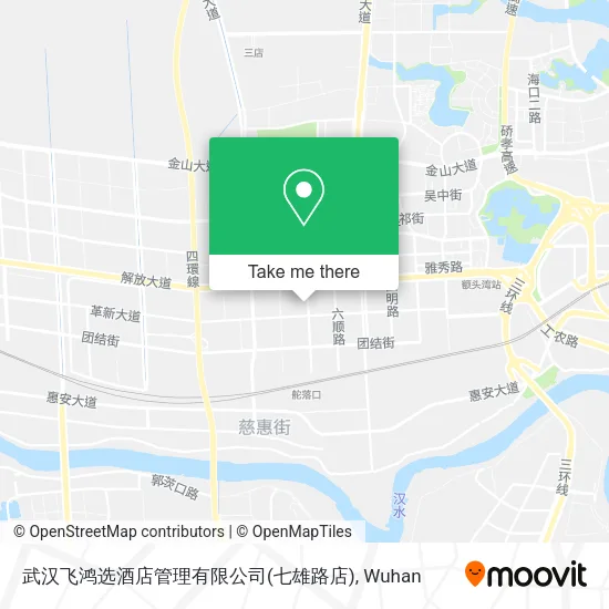 武汉飞鸿选酒店管理有限公司(七雄路店) map