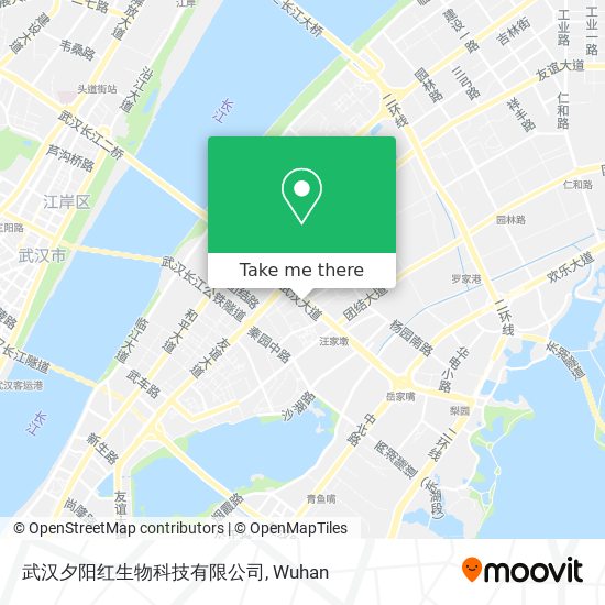 武汉夕阳红生物科技有限公司 map