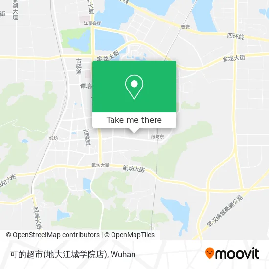 可的超市(地大江城学院店) map