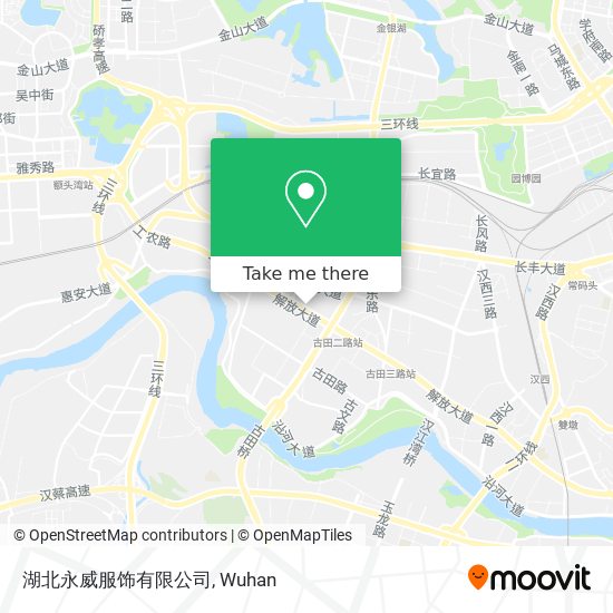 湖北永威服饰有限公司 map