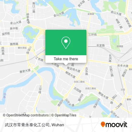 武汉市常青永泰化工公司 map