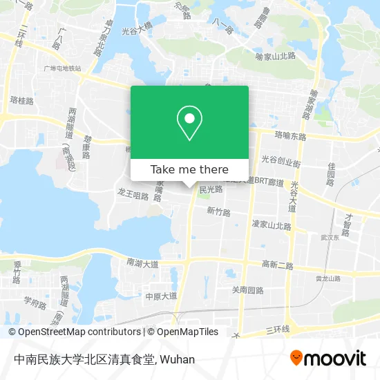 中南民族大学北区清真食堂 map