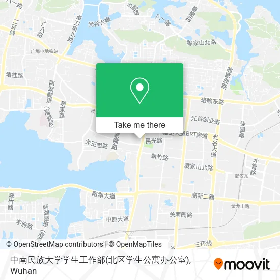 中南民族大学学生工作部(北区学生公寓办公室) map