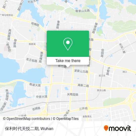 保利时代天悦二期 map