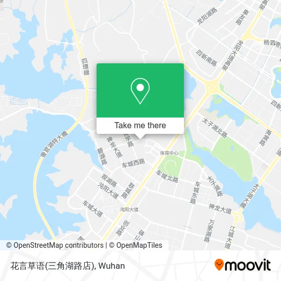 花言草语(三角湖路店) map