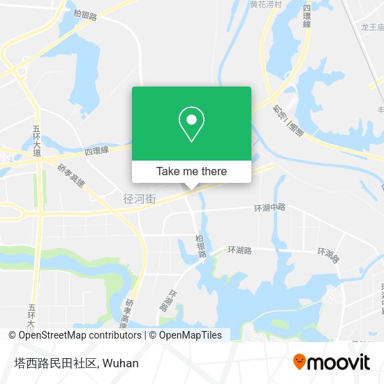 塔西路民田社区 map
