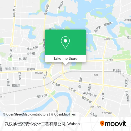 武汉焕想家装饰设计工程有限公司 map