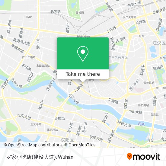 罗家小吃店(建设大道) map