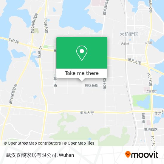 武汉喜鹊家居有限公司 map
