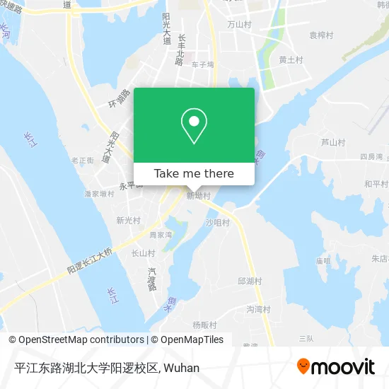 平江东路湖北大学阳逻校区 map