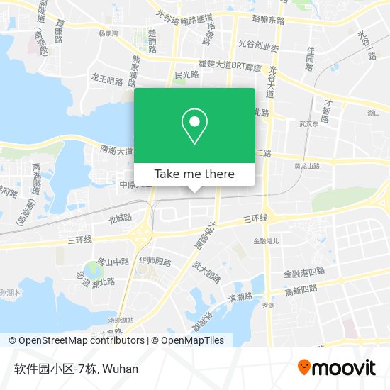 软件园小区-7栋 map