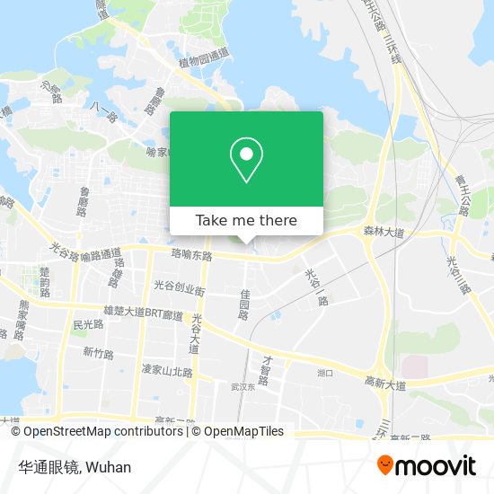 华通眼镜 map
