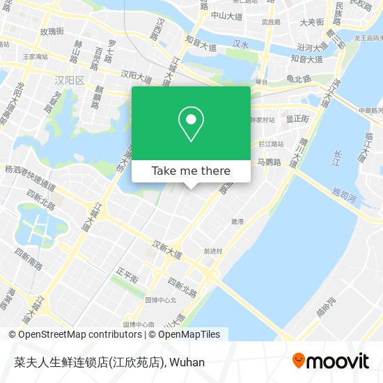 菜夫人生鲜连锁店(江欣苑店) map