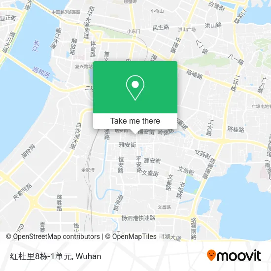 红杜里8栋-1单元 map