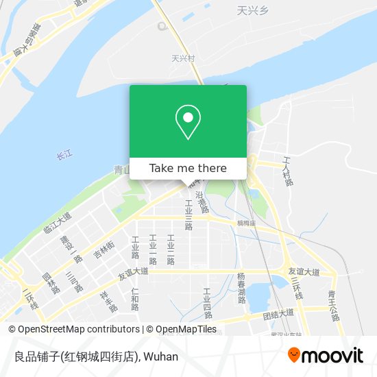 良品铺子(红钢城四街店) map