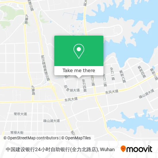 中国建设银行24小时自助银行(全力北路店) map