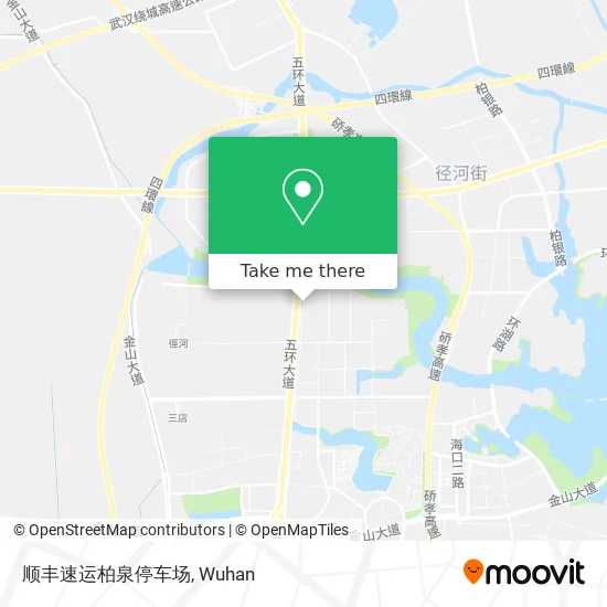 顺丰速运柏泉停车场 map