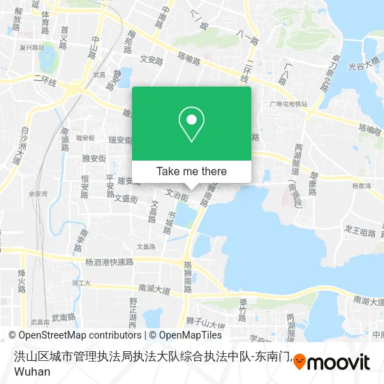 洪山区城市管理执法局执法大队综合执法中队-东南门 map