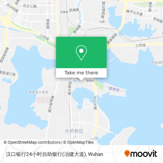 汉口银行24小时自助银行(冶建大道) map
