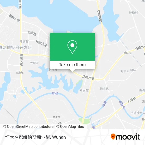 恒大名都维纳斯商业街 map