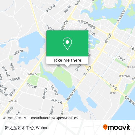 舞之蓝艺术中心 map