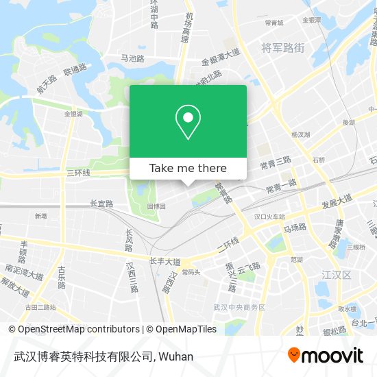 武汉博睿英特科技有限公司 map