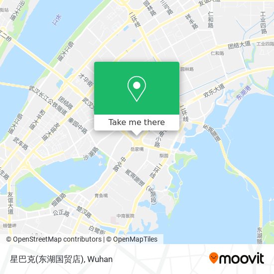 星巴克(东湖国贸店) map