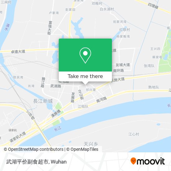 武湖平价副食超市 map